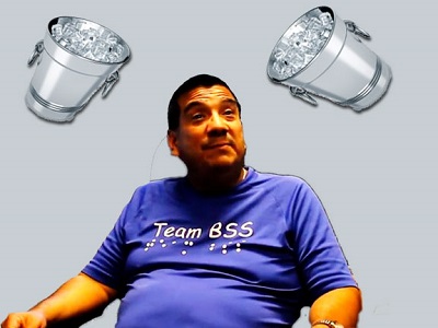 Our CEO Pete Benavidez ice bucket challenge 2014 Give Big Riverside.